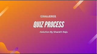 RPA Real Time Project #1 - ExcelCult Quiz Process - Solution