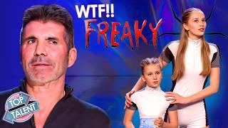 SCARIEST Girls EVER on Got Talent! Do NOT Freak OUT