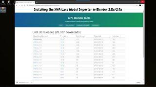 Blender 2.8x/2.9x - Installing Johnzero7's XNALara Model Importer - XPS Tools