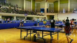  Tontonmi-sarve (original Back side serve) in All Japan Table Tennis Championship qualifying round