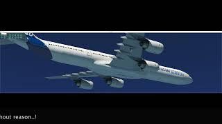 My A340 landing in Antarctica reconstructing an historical flight in 2021