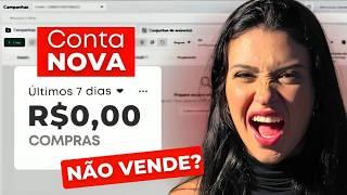 Você NÃO VENDE no Facebook Ads porque sua conta é NOVA!