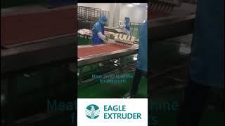 Jerky treats dog snacks machine   pet jerky strips machine   EagleExtruder