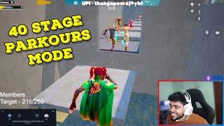 New 40 Stage PARKOURS WOW Mode - Ultimate Fun #rajgaming #pubgmobile