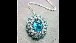 Bead tutorial DIY how to make swarovski pendant | perles & co  website collaboration