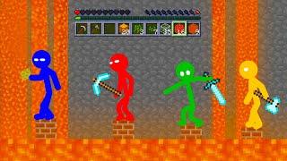 Monster School: Stickman Survives in Minecraft