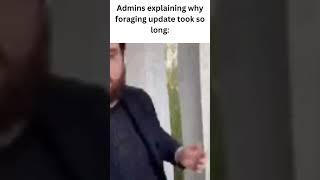 Hypixel admins explaining why the foraging update took so long: #hypixelskyblock #hypixel #minecraft