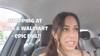 A day in my life vlog // Shopping at Ikea and Walmart for plants and plant pots - Epic fail!!