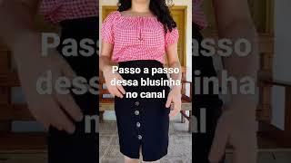 #shorts blusa Fácil, corte e costura para iniciantes