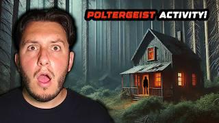 MY TERRIFYING NIGHT CAMPING INSIDE A DEMONIC CABIN! MY SCARIEST EXPERIENCE