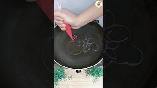 cute pancake art️#shorts #pancakeart