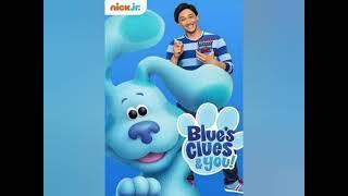 blue's clues and you blue's paw print with blue's voice with original sad day