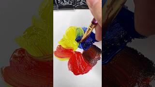 Смешиваю краски ЧЕРНАЯ #colormixing  #black #watercolor #shorts #artvideo