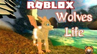 ROBLOX WOLVES' LIFE 3 OCEAN & DRAGON SKINS PACK! HOW TO DESIGN MY WINGED DERPY AQUA WOLF!