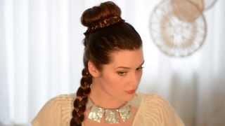 Princess Leia Makeup and Hair Transformation - Star Wars