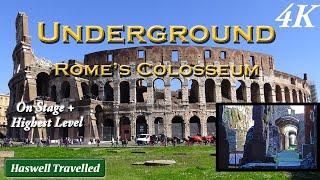 Inside & Underground Tour of Rome's Colosseum with History - Italy 4K