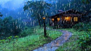 Heavy Rain Sounds for Sleeping | Stop Worrying & Fall Asleep Fast with Torrential Rain Sounds ASMR