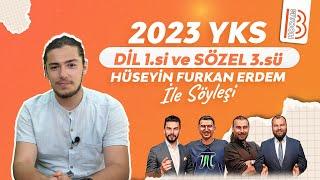 2023 YKS Dil 1.si ve Sözel 3.sü Hüseyin Furkan Erdem ile Söyleşi - FRAGMAN