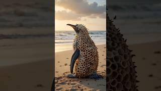 Brave Team helps Penguin by removing barnacles ️