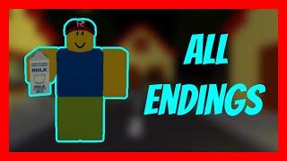 Be a dad and get milk simulator - All endings (ROBLOX)