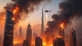 Mass Evacuation in Dubai! Marina Skyscraper Fire Shocks the World, Panic in the Streets