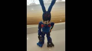 so l made Withered Bonnie out of clay! #fnaf #shorts