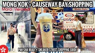 MONG KOK SNEAKER STREET & CAUSEWAY BAY SHOPPING GUIDE + DJI OSMO POCKET 3 UNBOXING + FOOD TRIP