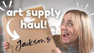 My First Art Supply Haul of 2023!! Jackson's Art Haul