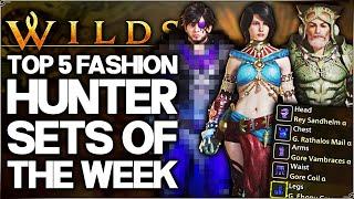 Monster Hunter Wilds - Top 5 Layered Armor Sets of the Week - Robot Frog & Demon! (Fashion Hunters)