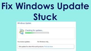 How to fix windows update stuck on checking for updates in windows 7