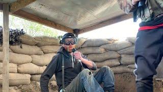 The Sunday struggle BUNKER! Making a airsoft base, being part of the chain gang,