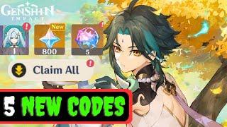 5 All New! GENSHIN IMPACT REDEEM CODES 2023 - GENSHIN IMPACT CODES 2023 - GENSHIN CODES