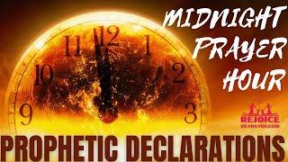 "Unleash the Power of Midnight Prophetic Declarations and Decrees for Breakthrough and Victory"