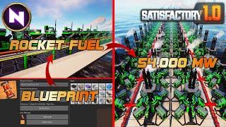 ROCKET FUEL Is Insanely Effective: Simple 54000 MW Power Plant | 09 |  Satisfactory 1.0 | Lets Play