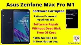 Asus Max Pro M1 Software Repair | Max Pro M1 Flashing | Pattern Password FRP Unlock