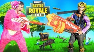 FORTNITE in REAL LIFE (battle royale irl dans notre jardin)