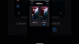 How to make text larger on Iphone #iPhoneTips #Accessibility #TechHacks"