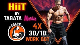 TABATA 30/10 - 4X with 1 min REST - by NEFFEX & TABATAMANIA