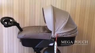 Best Stroller 2024 DSLAND  2in1 Brown with Black frame  V8