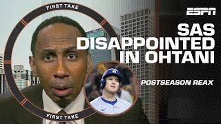 Stephen A. POINTS OUT Shohei Ohtani's STRUGGLES in the postseason  | First Take