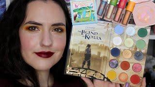 NEW ColourPop + The Legend of Korra Collection | Swatches, Comparison, Tutorial + Review!