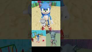 SUPER HERO SONIC - SONIC THE HEDGEHOG #sonic #squidgame #sprunki #funny #memes #cartoon #shorts