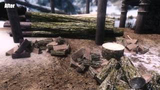 Skyrim Mods - Natural Tree Barks [4k/HD]