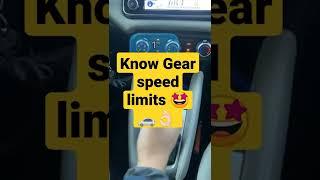 Know Gear vs Speed range/limits of car  #ismartkast #viral #trending #shorts #car #speed #gear