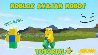 ROBLOX AVATAR ROBOT tutorial | plane crazy