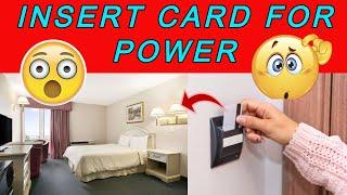 How to Use Card For Power ON || Hotel Key Card Switch Wiring Easily Explained || KEY CARD