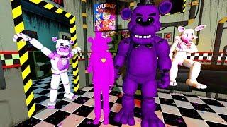 АНИМАТРОНИКИ ПУГАЮТ ОХРАННИКА FNAF 7 COOP ► Garry's Mod