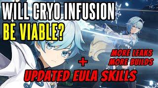 EULA BUFFED and Updated Leak Skills! | Will Cryo Infusion Chongyun BUILD be VIABLE? - Genshin Impact