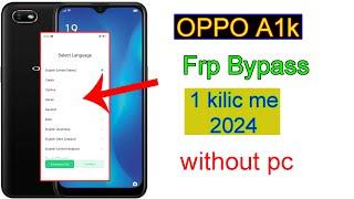 2024 Oppo A1K FRP Bypass: EASIEST Method to Unlock Google Account