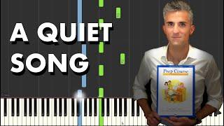 Alfred's Basic Piano Library Prep Course Level E Lesson Book: "A Quiet Song" Synthesia Tutorial